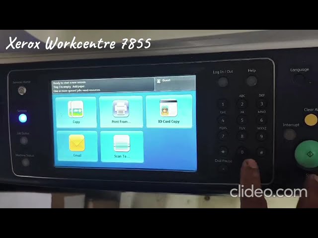 Fuji Xerox WorkCentre 7855 Reset Toner Chips - YouTube