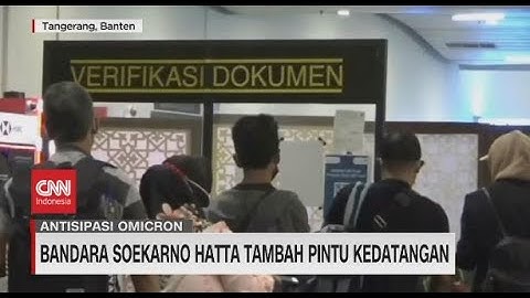 Bandara Soekarno Hatta Tambah Pintu Kedatangan