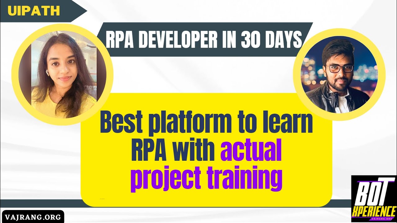 UiPath Best platform to learn RPA with actual project training - YouTube