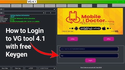 VG tool v4.1 how to download, Install and login with Keygen for Free.