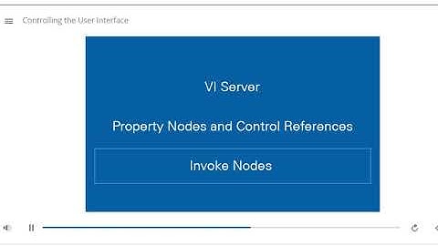 LabVIEW Core 2: 4 CONTROLLING THE USER INTERFACE
