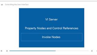 LabVIEW Core 2: 4 CONTROLLING THE USER INTERFACE