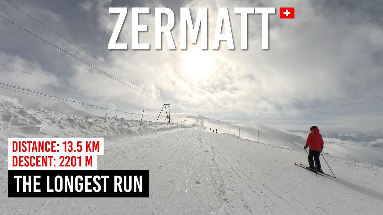 Second Run of THE LONGEST RUN in Cervinia Zermatt
