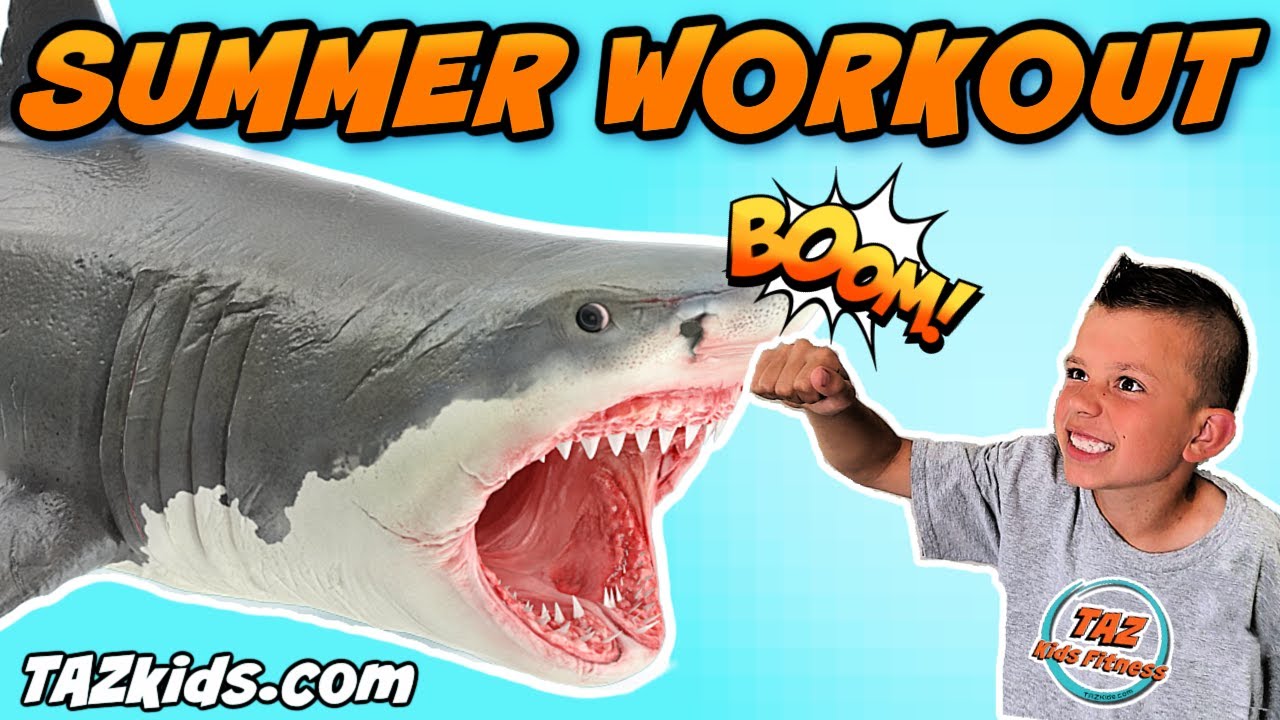 Shark Attack Workout For Kids 