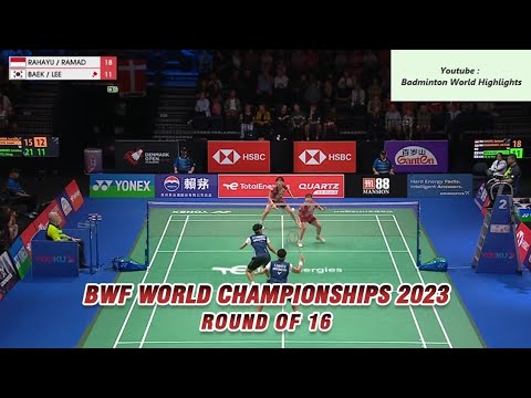 🇮🇩✨Apriyani Rahayu/Siti Fadia Silva Ramadhanti 🆚 🇰🇷✨Baek Ha Na/Lee So Hee ✨🔥#bwc2023 - R16