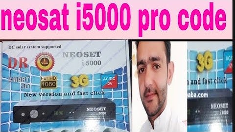 Neosat i5000 pro multimedia code i5000 Step By Step