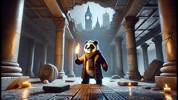 Secret Ancient Ruins Hidden Under London! AI Vlogs With Panda