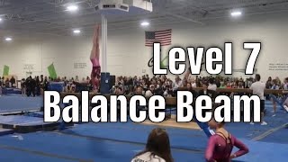 2023 USAG Colorado State Meet - Emersyn Level 7 Beam Routine | Colorado Aerials