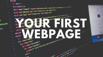 BUILDING YOUR FIRST WEBPAGE!!! w/ Brackets (HTML Part 1)
