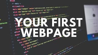 BUILDING YOUR FIRST WEBPAGE!!! w/ Brackets (HTML Part 1)