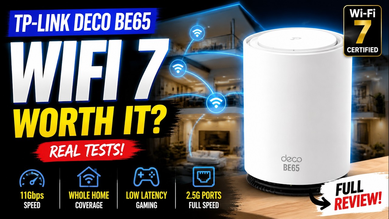 TP-Link Deco BE65 Tested: The Best Wi-Fi 7 Mesh Yet? - YouTube