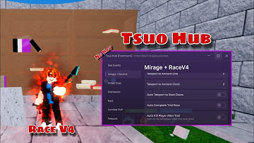 Blox Fruit Script Tsuo Hub Free No Key !! [ Mobile ] - Race V4