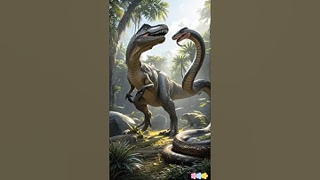T-Rex Subdues Python#ai#GPT#sora#openai#story#animal