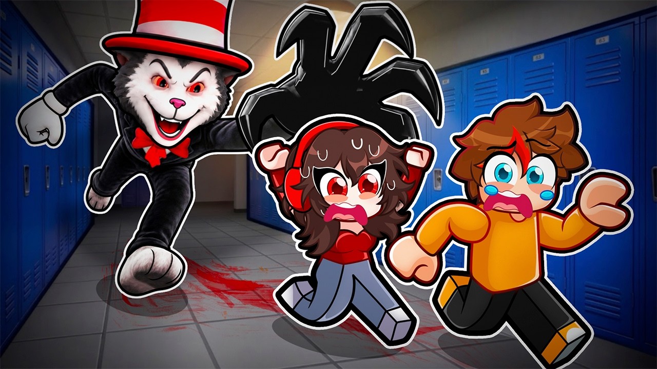 ROBLOX RUN FROM CAT IN THE HAT...