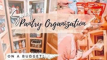 SMALL PANTRY ORGANIZATION | DOLLAR TREE BUDGET PANTRY MAKEOVER | SPRING CLEANING 2021