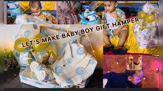 Baby boy birthday gift hamper ||#diy #giftideas #craft #farheen ki gallery