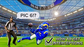 HOW TO BAIT THE CPU FOR MORE INTERCEPTIONS!!! MADDEN 24 CAREER MODE