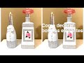 DIY; DOS IDEAS PARA DECORAR BOTELLAS ELEGANTES