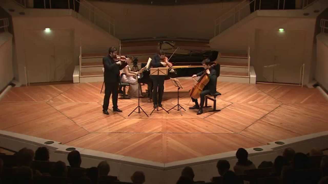 Berlin Piano Quartet plays Brahms piano quartet No. 1 op. 25, 1st mvmt.
