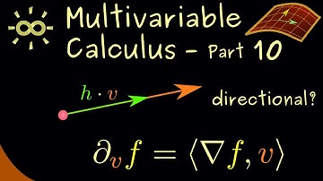 Multivariable Calculus 10 | Directional Derivative [dark version]