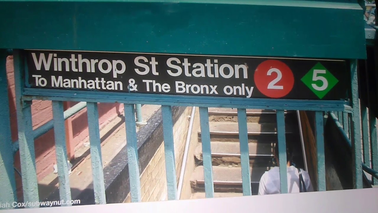 (2) (5) Trains Winthrop Street Station