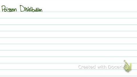 A2 Level Math: Poisson Distribution - Part I
