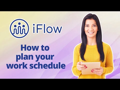 How to plan the work schedule in iFlow Time & Attendance?