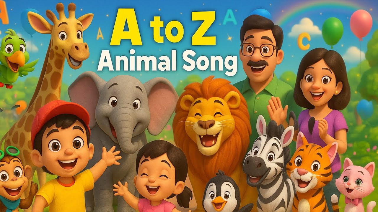ABC Song for Kids | Learn Alphabet with ABC Animal Song for Kids | A to ...