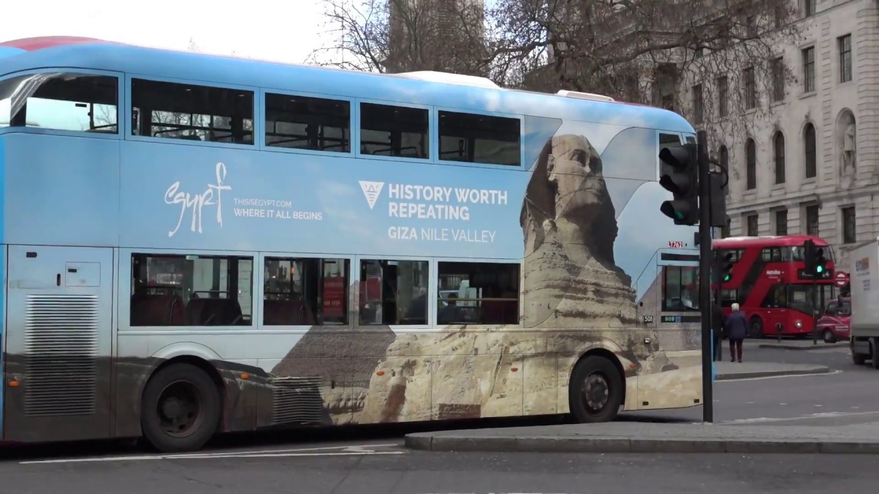 Londons Buses at Trafalgar Square 11th January 2017