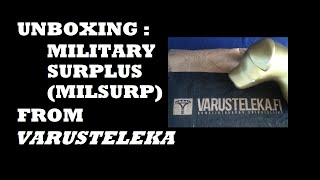 UNBOXING 49: Varusteleka. Särmä TST Joulukonsu Patch, Dutch DPM, Scho-Ka-Kola, M/31 Suomi Manual