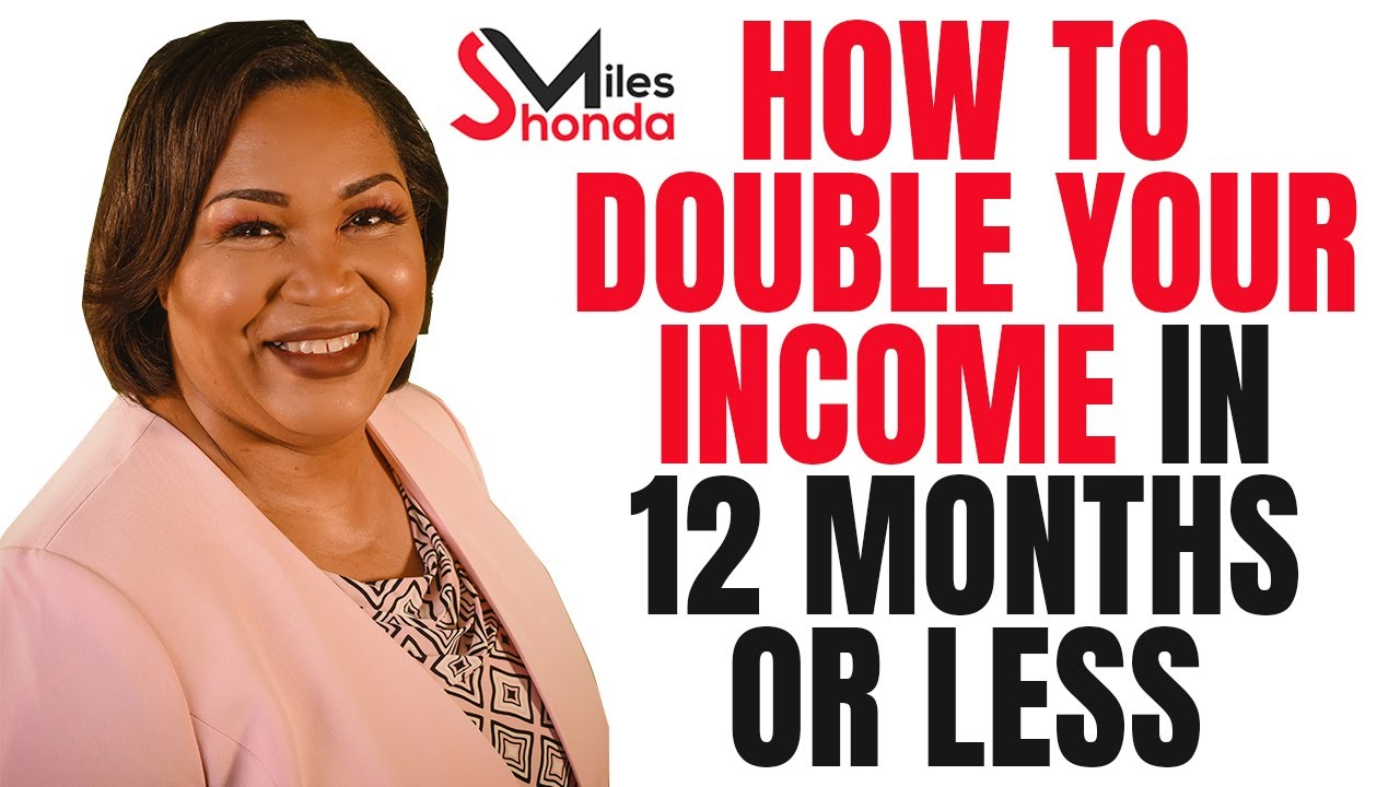 How to double your income in 12 months or less tip of the day - YouTube