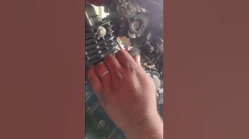 TVs Apache bs 6 engine heat problem//TVs bs 6 block air pipe jam #garage #trending #bikeengine