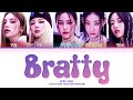ITZY Bratty Lyrics Color Coded Lyrics
