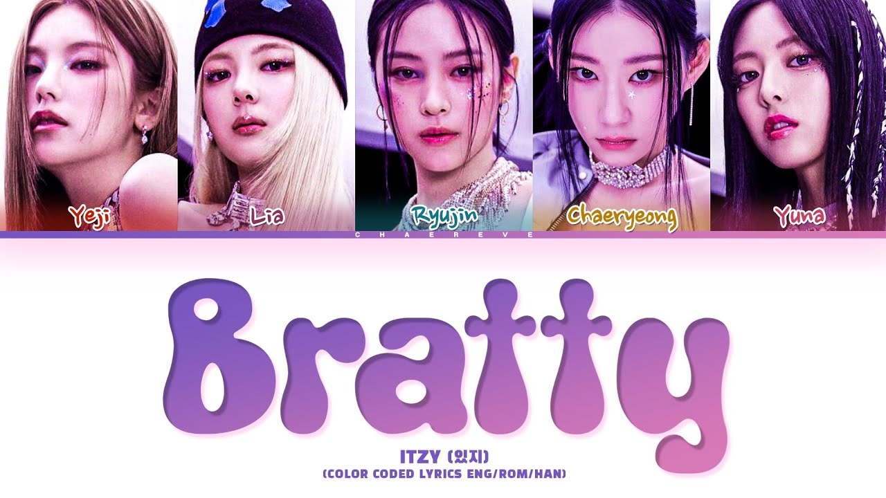 ITZY Bratty Lyrics (Color Coded Lyrics) - YouTube