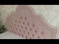 КАК сделать изголовье Кровати в КАРЕТНОЙ стяжке? HOW to make the headboard of the Capitonné Bed?