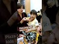 pizza party with my son🍕🍕 #youtube #food #minivlog #khanawithkhans #kids #vlogger #vlog