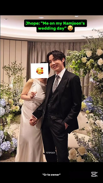 Just Imagine Hobi in namjoon wedding with Namjoon's wife..😜😂 #bts #jhope #rm #shorts