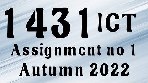 AIOU Code 1431 Solved Assignment No.1 Autumn 2022 #aiou #aiousolveassignments