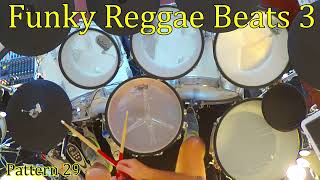 Funky Reggae Beats Drum Lesson 3 Pattern 29