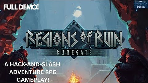 REGIONS OF RUIN : RUNEGATE  | A HACK-AND-SLASH Meets Pixel Art Gameplay - Full DEMO Tryout on Steam!