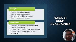 A presentation on Self Evaluation, Professional Development Plan and Topic Summary 1 1