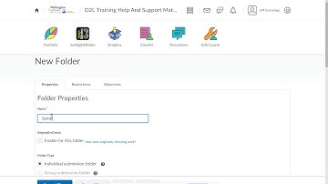 Create A Dropbox In D2L