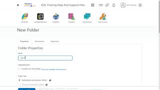 Create A Dropbox In D2L
