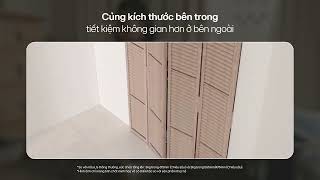 Máy giặt LG AI DD™ 2.0: Đặt gọn mọi không gian, giặt trọn trong một lần