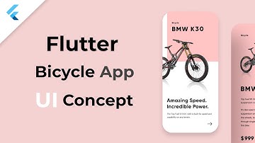 Flutter Bicycle App UI Concept - Speed Code
