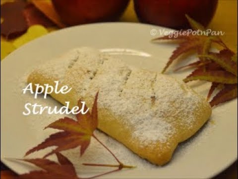Apple Strudel | Apfel strudel with homemade dough