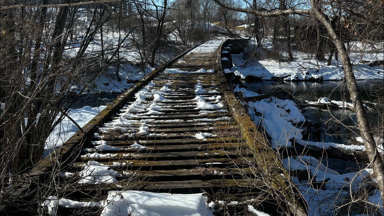 Осматриваем старые железнодорожные мосты в долине Лихай и на железной дороге CNJ. Аллентаун, Пенс...