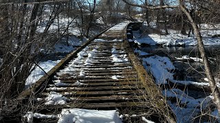 Exploring some old Lehigh Valley and CNJ railroad bridges. Allentown PA.
