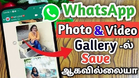 How To Fix Whatsapp Images Not Showing In Gallery/Whatsapp Photo Video Not Save In Gallery