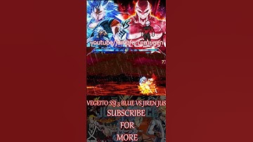 VEGEITO SSJ 3 BLUE VS JIREN JUS #goku #mugenmirak #anime #dragonball #manga #dragonballsuper